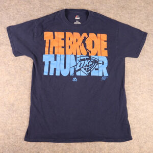 Majestic NBA Oklahoma City Thunder T Shirt Men's Size Medium